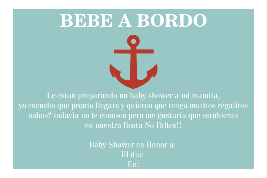 Invitacion Baby Shower Descarga Gratis By Boseuniko On Deviantart