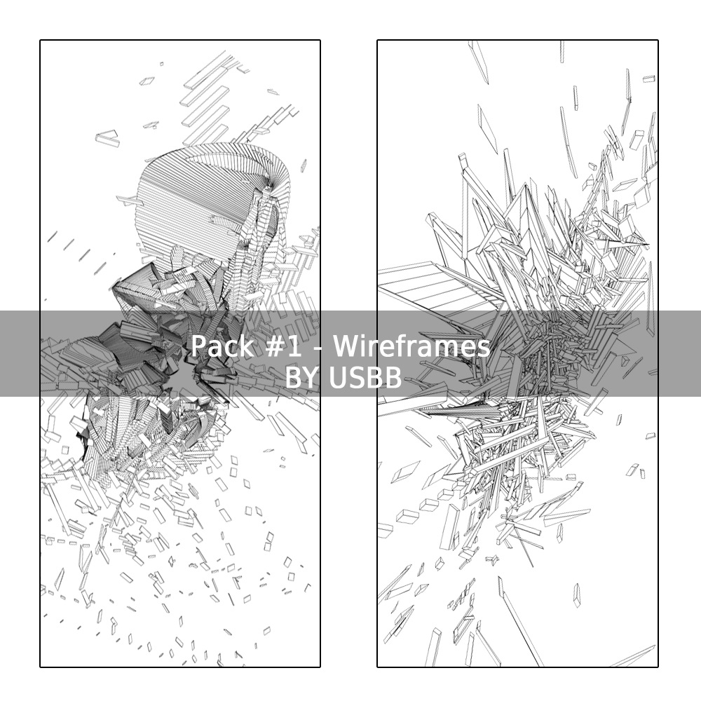 Wireframes pack - 1000pvs