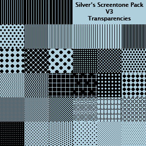 Silver's Screentone Pack V3