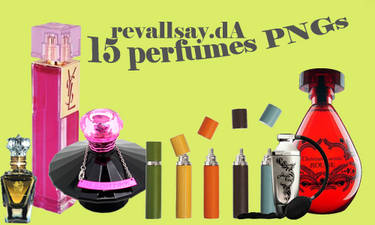15 perfumes PNGs
