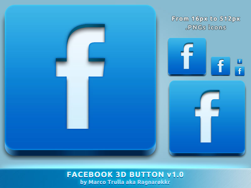 Facebook 3D Button v1.0