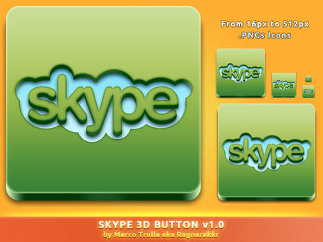 Skype 3D Button v1.0