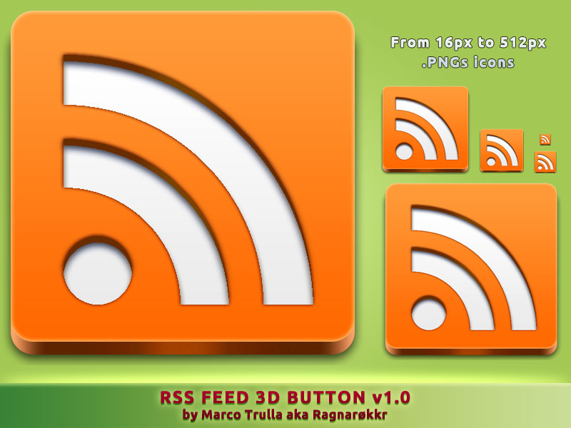 RSS Feed 3D Button v1.0