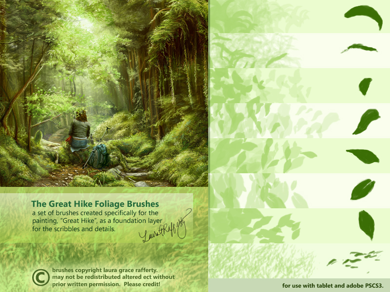 CS3 Great Hike Foliage Brushes