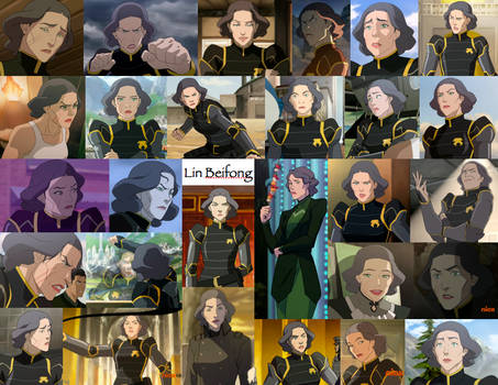 Lin Beifong collage