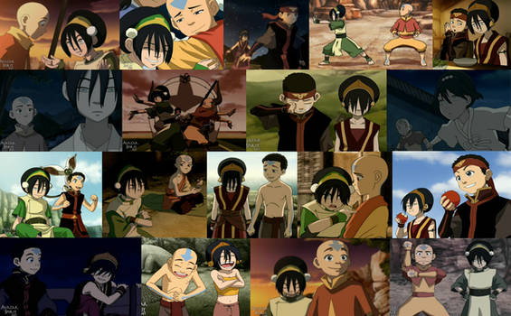 Aang and Toph