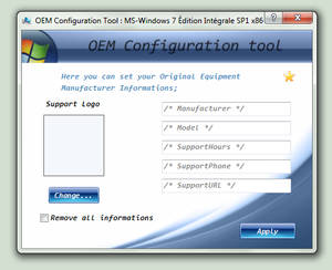 OEM Configuration Tool