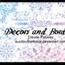 decors and borders brushes