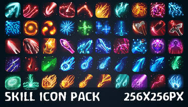 +50 RPG Spell Icon Packs 1