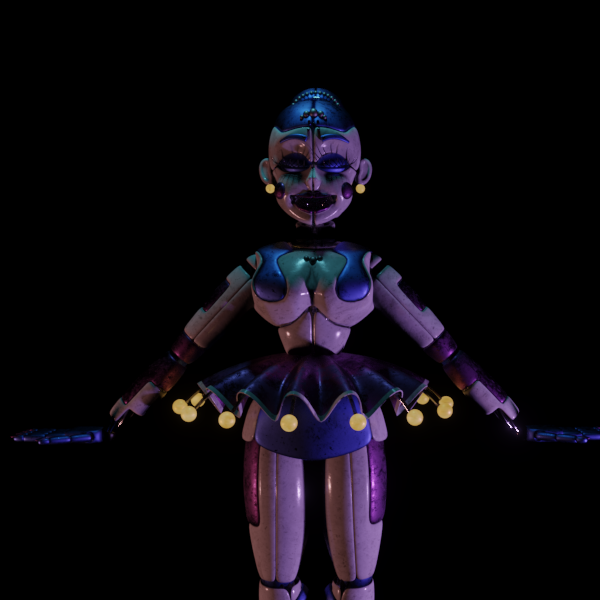 Ballora My Texture model not by me by puploora on DeviantArt