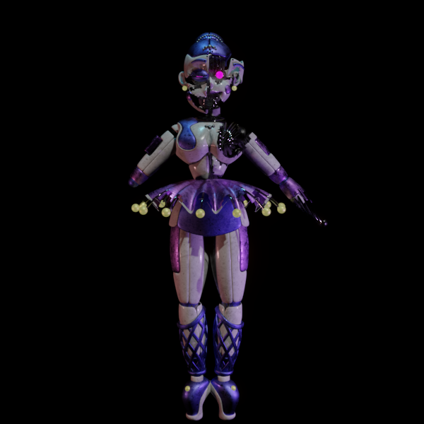 Shattered Ballora V4 Show Case/ UCN icon by puploora on DeviantArt