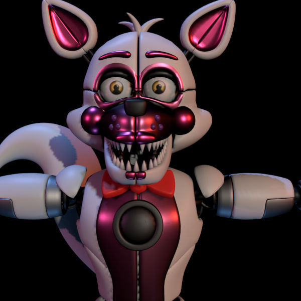 Funtime Foxy Retexture V2 by puploora on DeviantArt