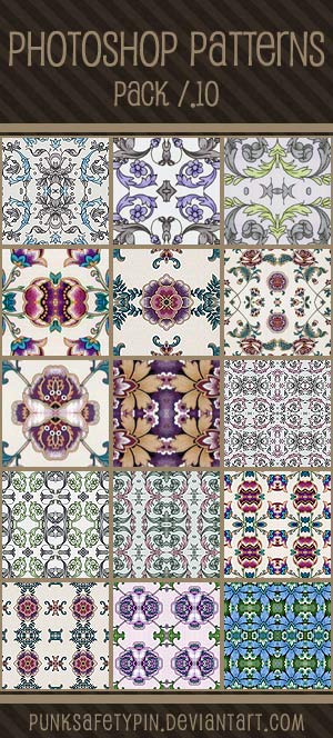 Photoshop Patterns - Pack 10