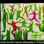 BrushSet 46 - HumanSilhouettes