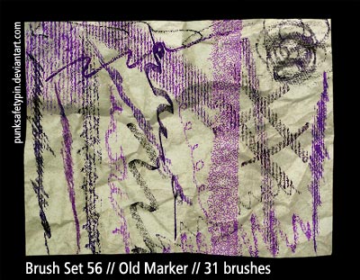 Brush Set 56 - Old Marker by punksafetypin