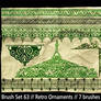 Brush Set 63 - Retro Ornaments