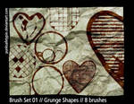 Brush Set 01 - Grunge Shapes