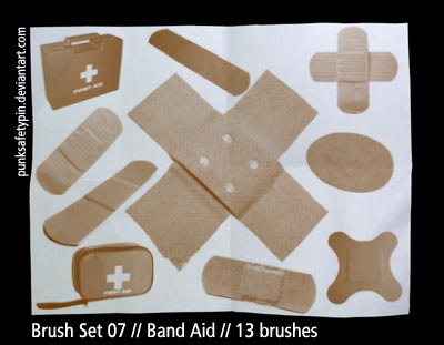 Brush Set 07 - Band Aid