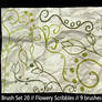 BrushSet20 - Flowery Scribbles