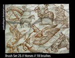 Brush Set 25 - Horses