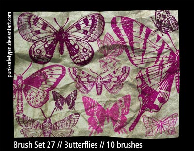 Brush Set 27 - Butterflies