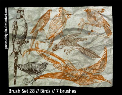 Brush Set 28 - Birds