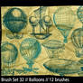 Brush Set 32 - Balloons