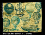 Brush Set 32 - Balloons