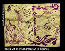 Brush Set 34 - Ornaments