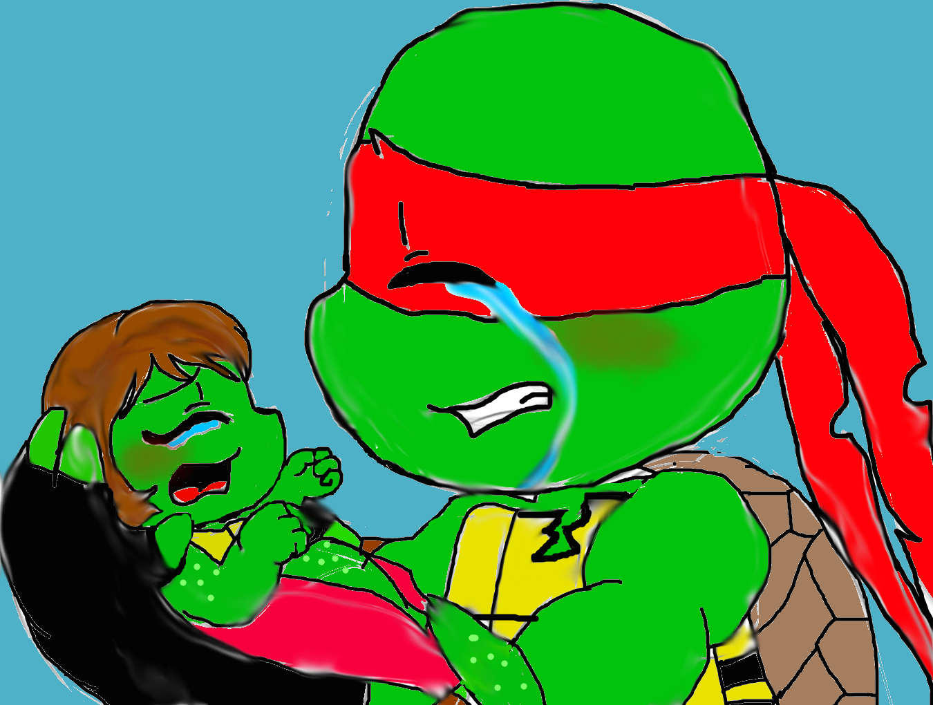 Tmnt Next Gen : holding you for the first ime by mjackson5 on DeviantArt