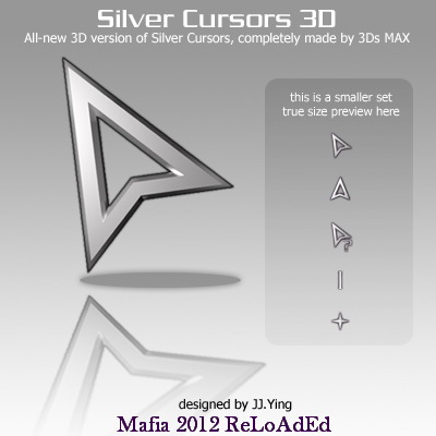 Silver Cursors 3D by jacksmafia on DeviantArt