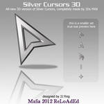 Silver Cursors 3D