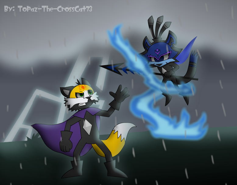 (Contest Entry) Battle on the Storm by Topaz-The-CrossCat73 on DeviantArt