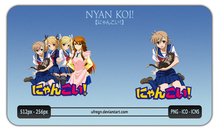 Nyan Koi 512 256px Anime Icon By Ufregn On Deviantart