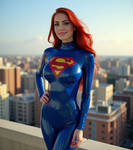 Super redhead girl