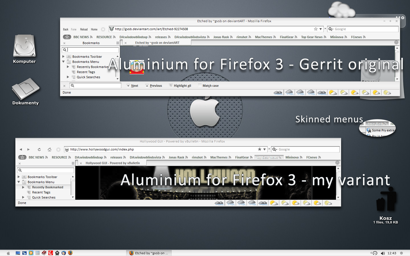 Aluminium firefox3