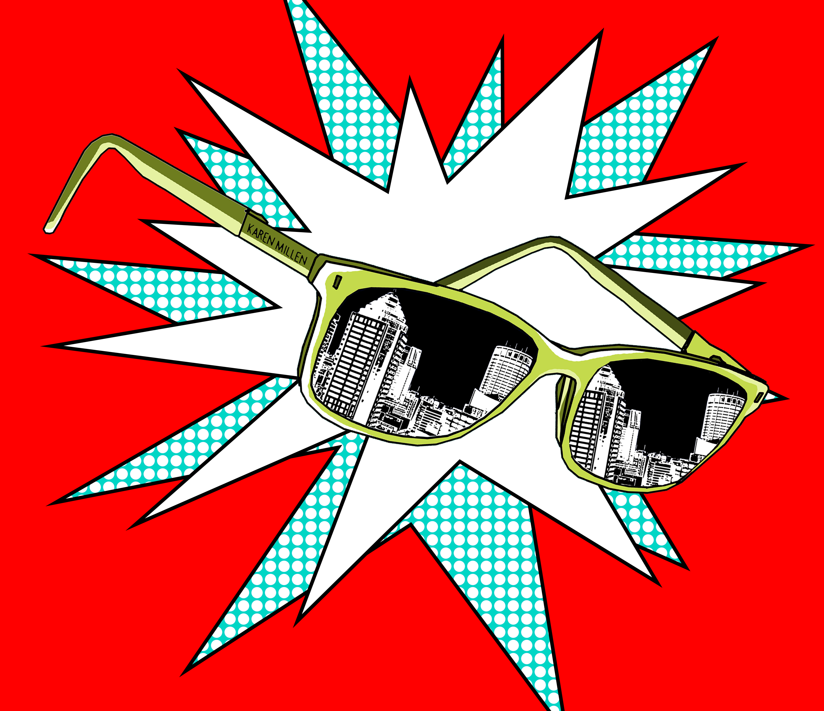 Glasses Pop Art by kattykatie20 on DeviantArt