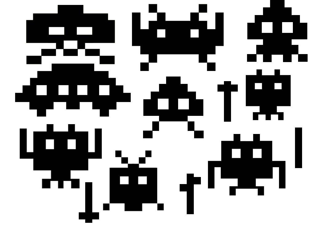 Space Invader Brushes