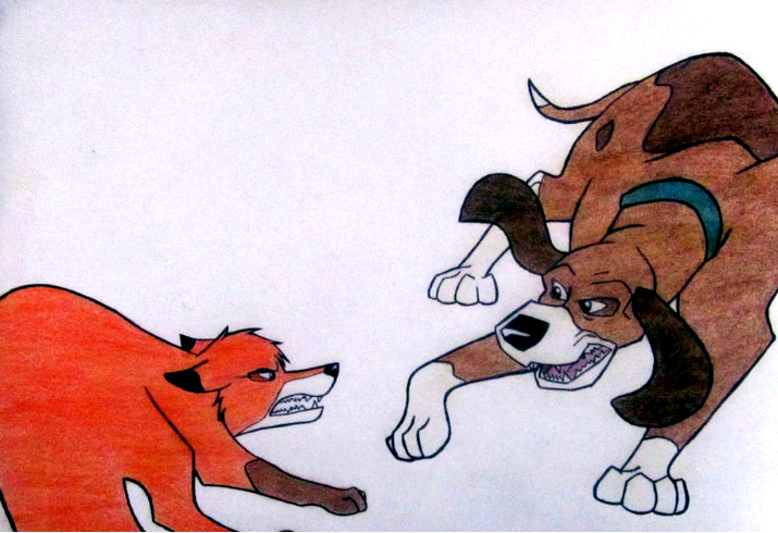 The Fox and the Hound by GreyAmy14 on DeviantArt