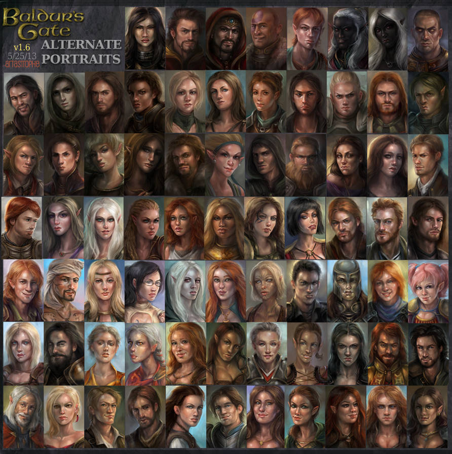 BG Portrait Package by artastrophe on DeviantArt