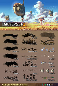 Porforever Custom Brush Set3