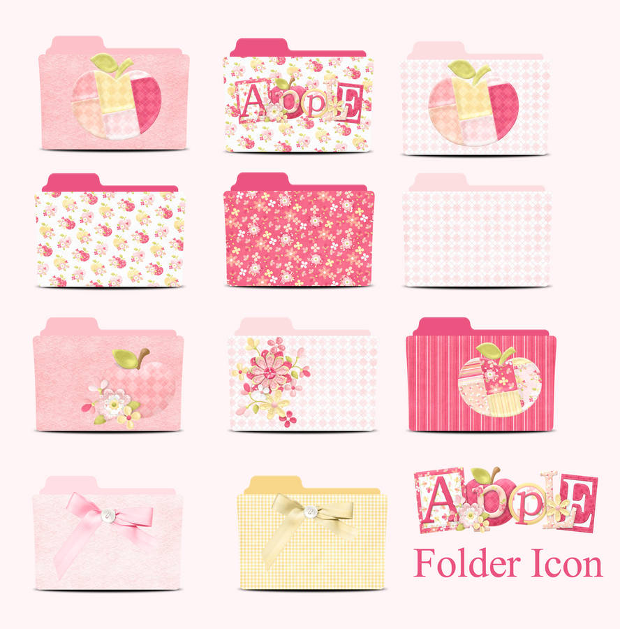 Apple Folder Icon PACK by akamichan9