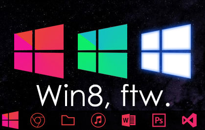 Zune-Themed [Win8] Start Button, ftw.