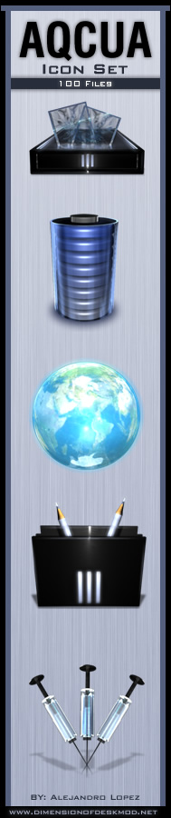 AQCUA Icon Set