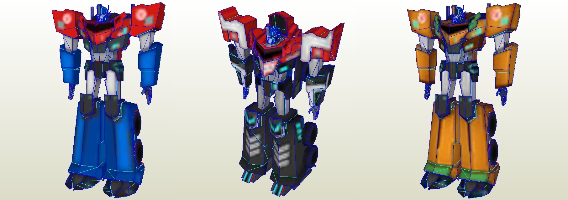 TF RID Game 3 Optimus Prime Model by PapercraftKing on DeviantArt