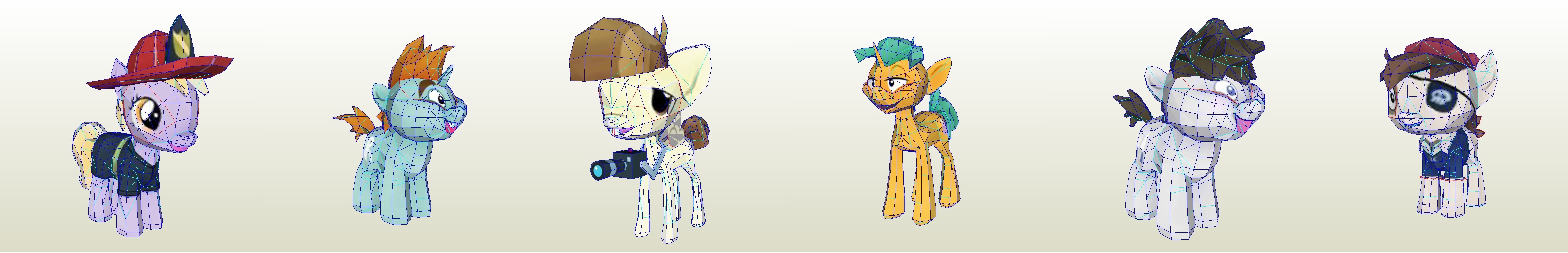 MLP Gameloft Android Classroom Collection by PapercraftKing on DeviantArt