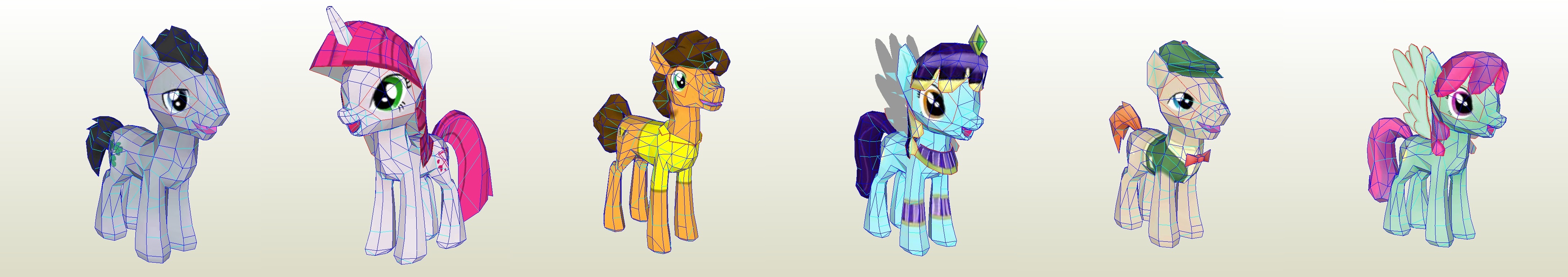 My Little Pony Gameloft Android Fun-Loving Ponies by PapercraftKing on ...