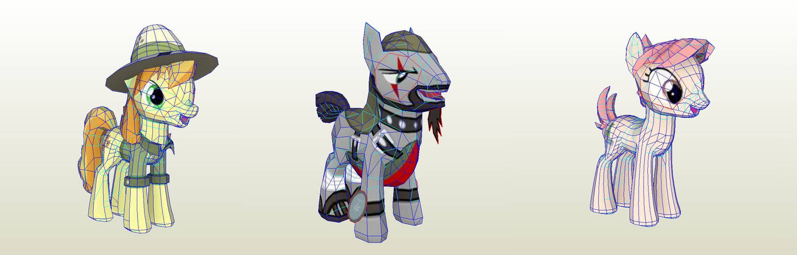 MLP Gameloft Android Canny Salesponies by PapercraftKing on DeviantArt