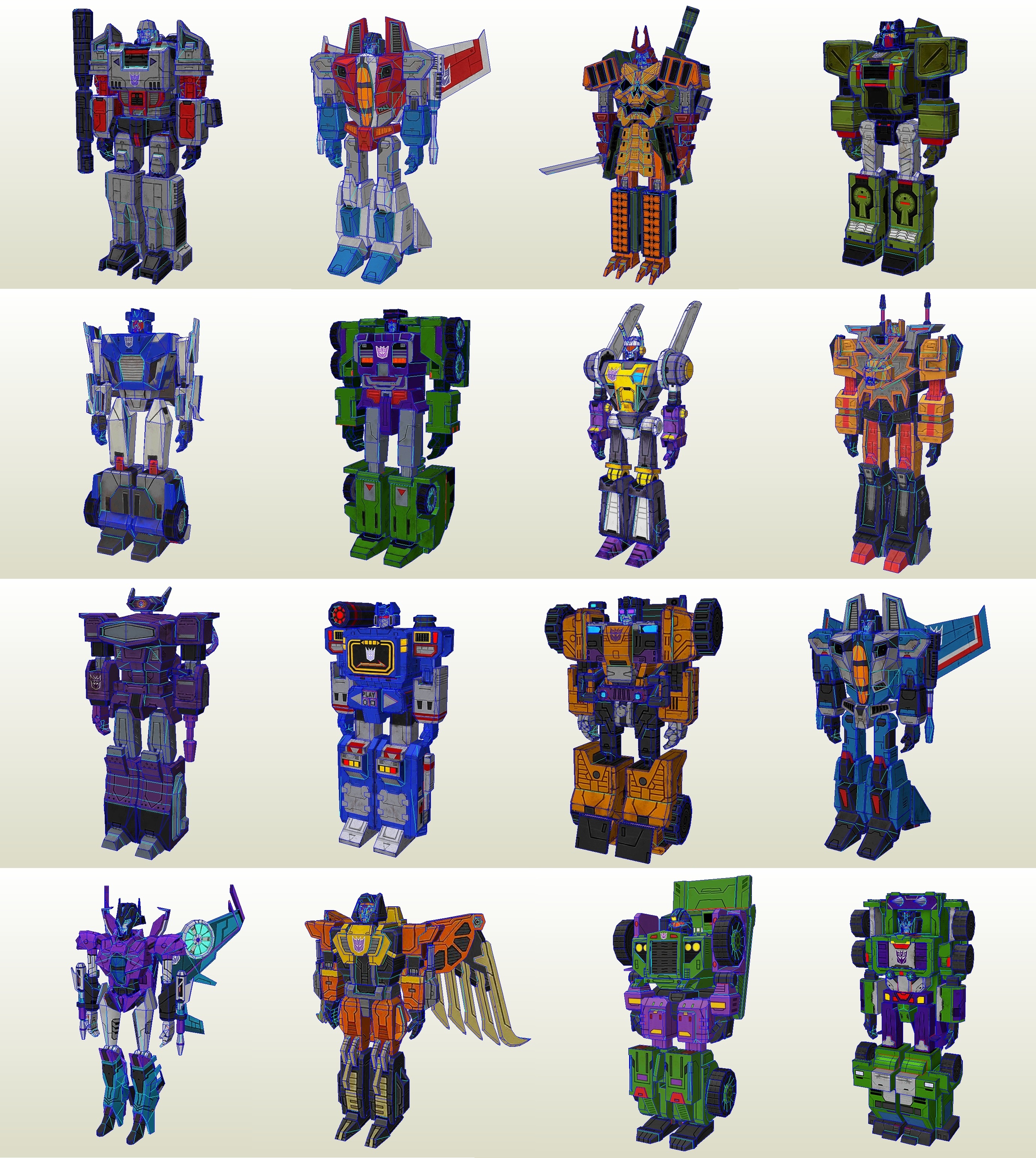 Transformers Earth Wars Pack 03 by PapercraftKing on DeviantArt