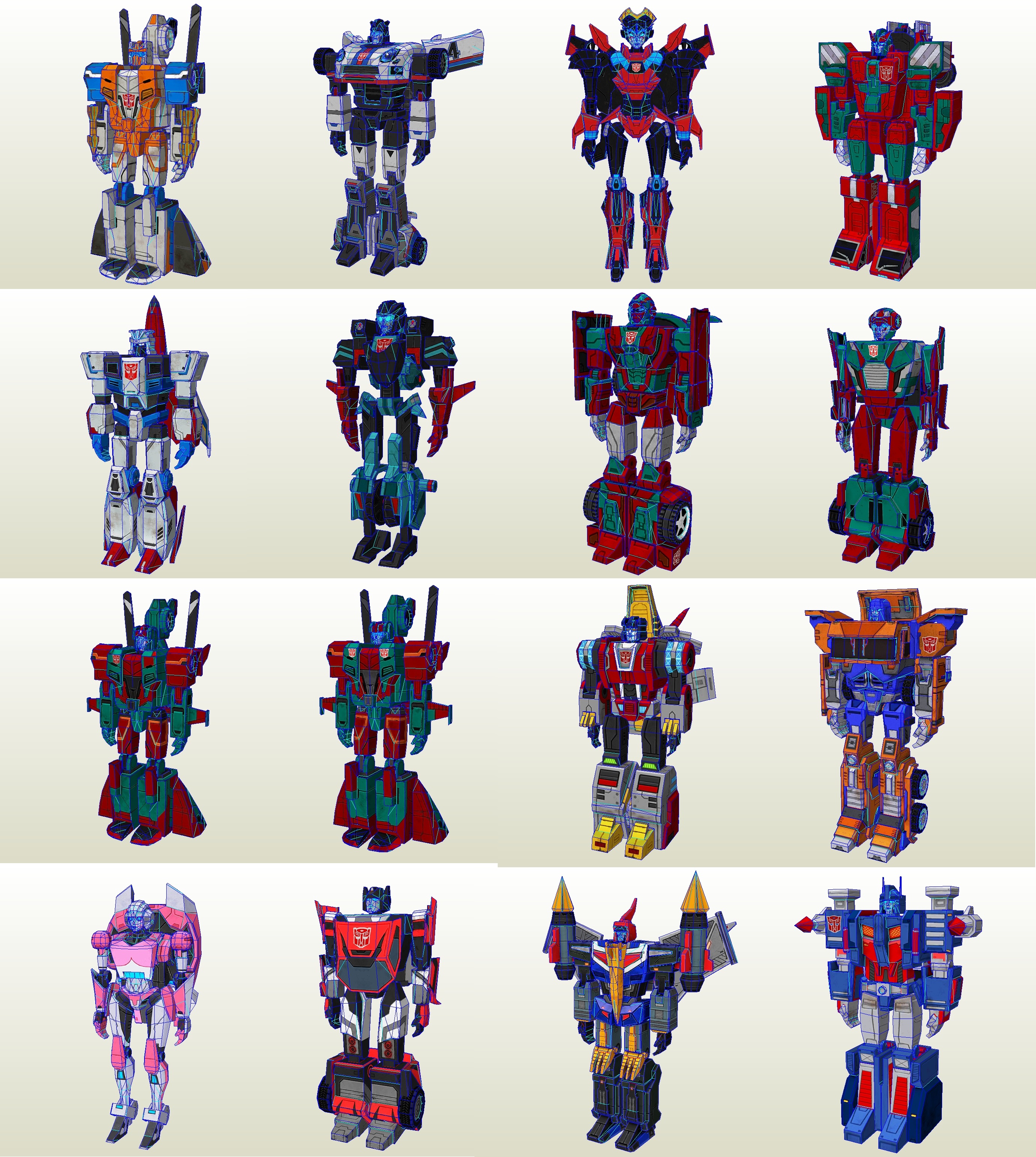 Transformers Earth Wars Pack 02 by PapercraftKing on DeviantArt